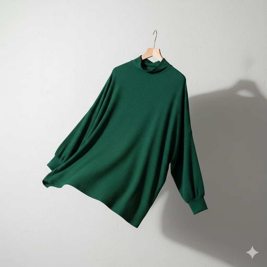 Turquoise wool top Turquoise wool top - Image 1