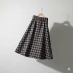French checkered skirt