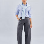 Volume Curve Pants in Grey