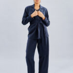 The Tailored Co-Ord in Navy Blue