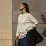Petal Haze Knit Sweater