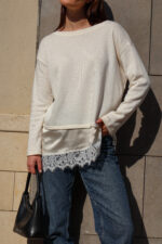 Petal Haze Knit Sweater - Image 6