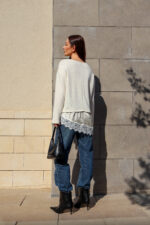 Petal Haze Knit Sweater - Image 4