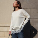 Petal Haze Knit Sweater