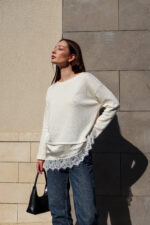 Petal Haze Knit Sweater - Image 4