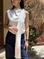 The Pearl Scarf Blouse - Image 4