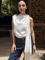 The Pearl Scarf Blouse - Image 5