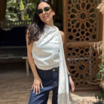 The Pearl Scarf Blouse