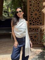 The Pearl Scarf Blouse